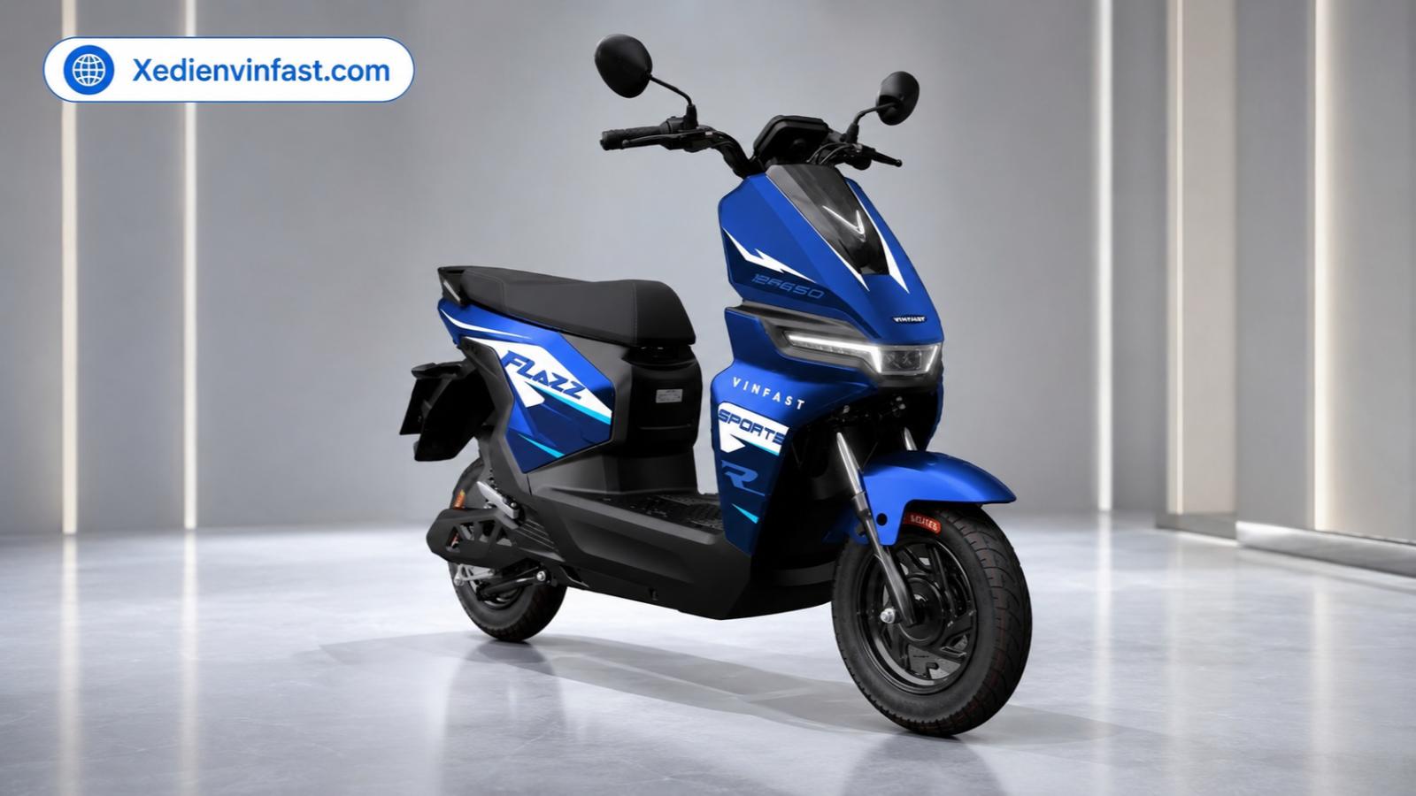 Xe máy điện Vinfast Flazz Max ( đổi pin), loại pin 1.5 kWh LFP, tùy chọn kèm pin hoặc thuê pin
